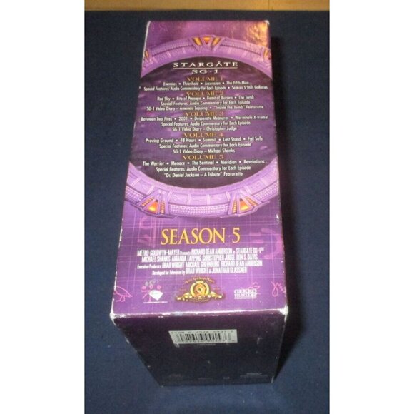 Stargate SG-1 - Complete Fifth Season (DVD, 2005, 5-Disc Set) - Picture 4 of 7